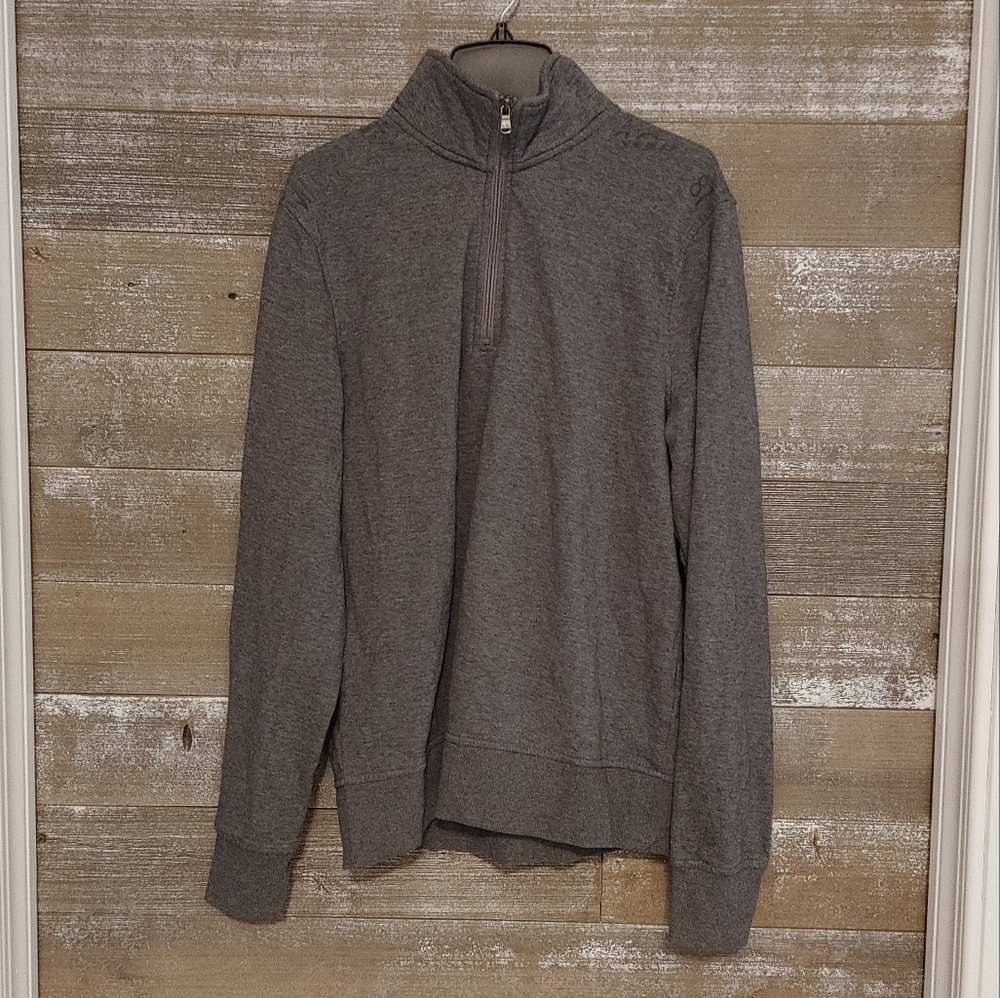 Men's Michael Kors Half Zip Logo Pullover-M